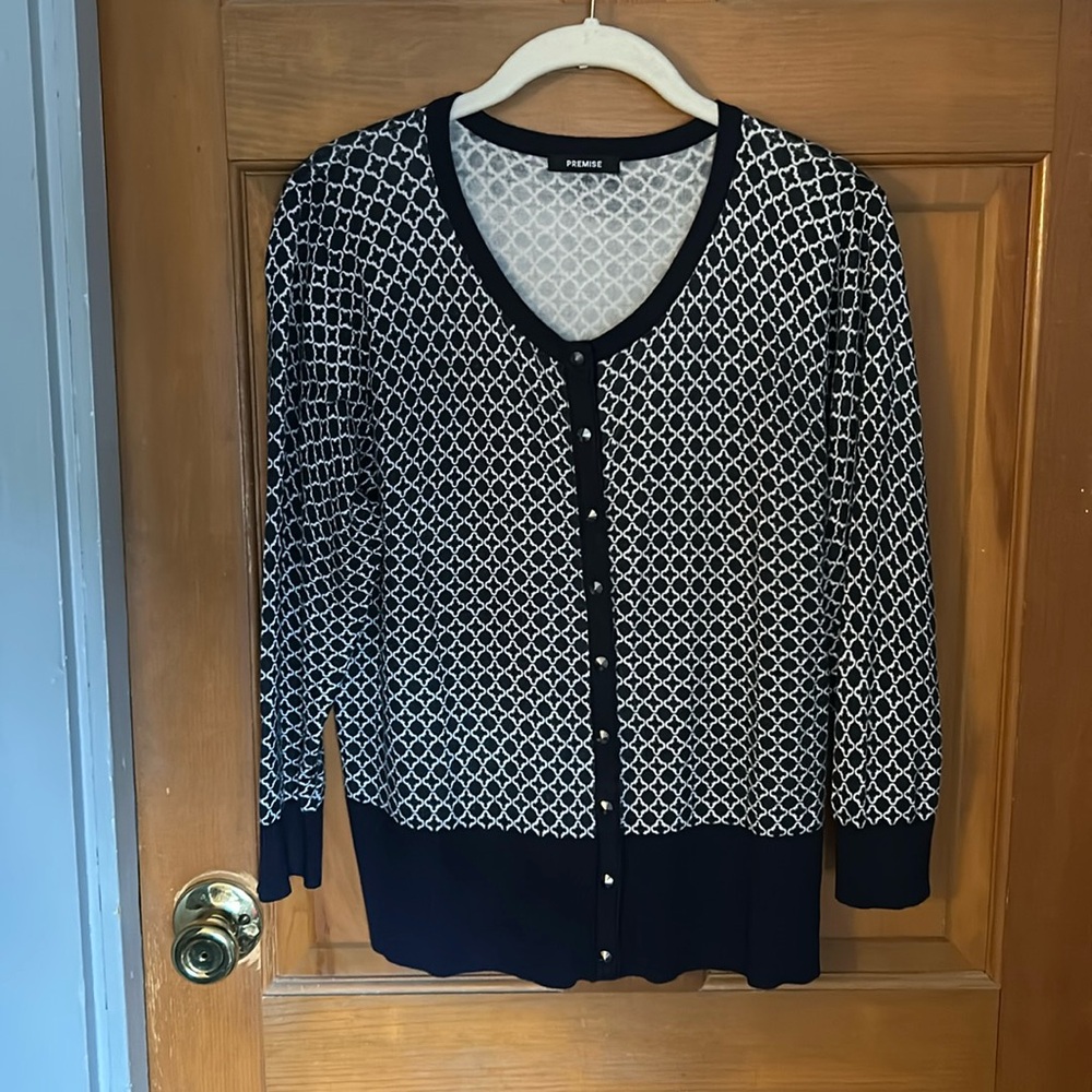 3/4 length sleeve cardigan
